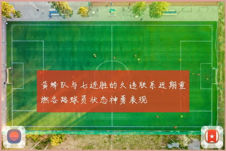 黄蜂队与七连胜的久违联系近期重燃各路球员状态神勇表现